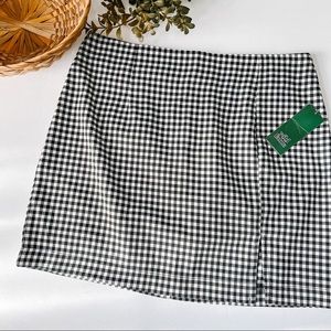 NWT Wild Fable | Gingham Plaid Mini Skirt